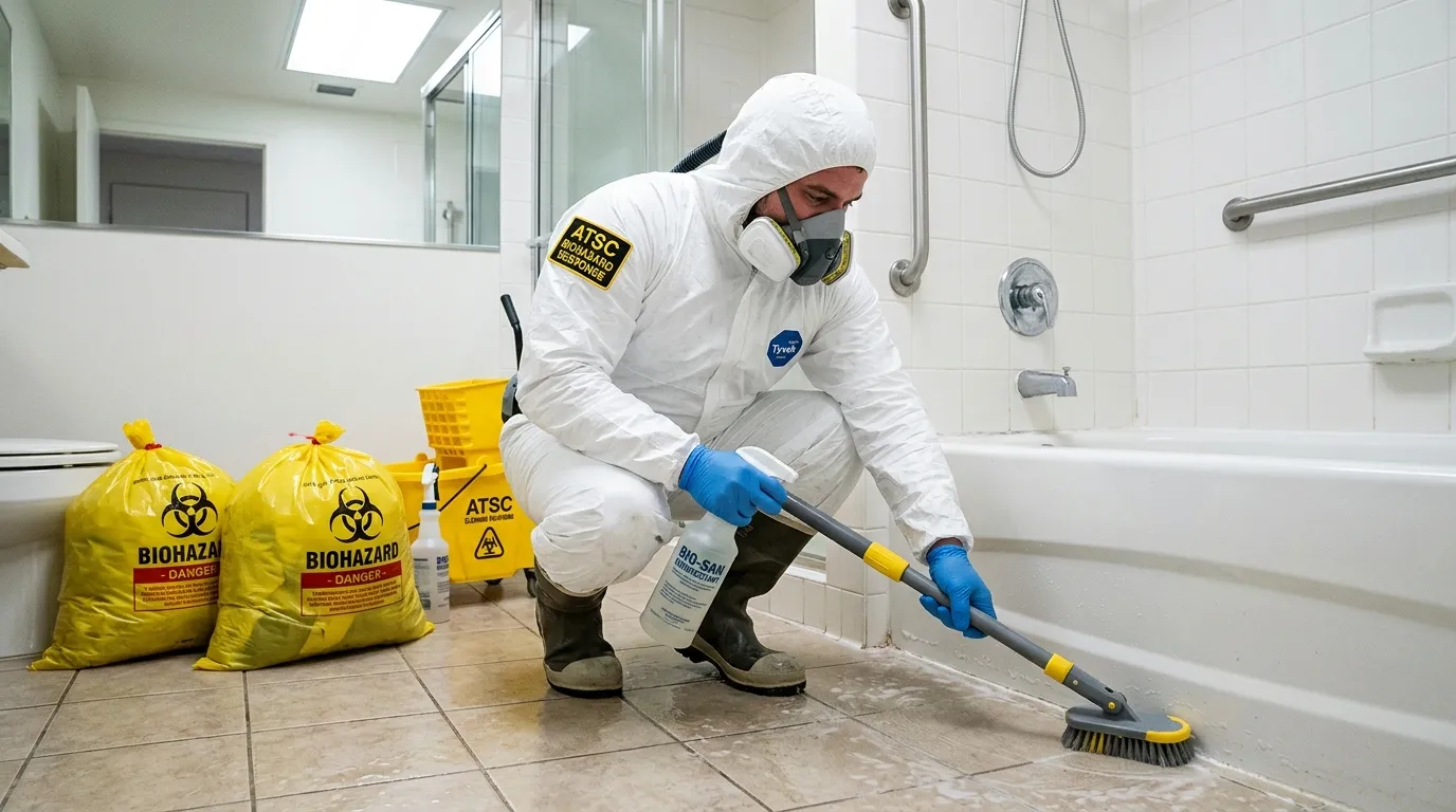 Decontamination equipment deployed for Blood Cleanup in Humble